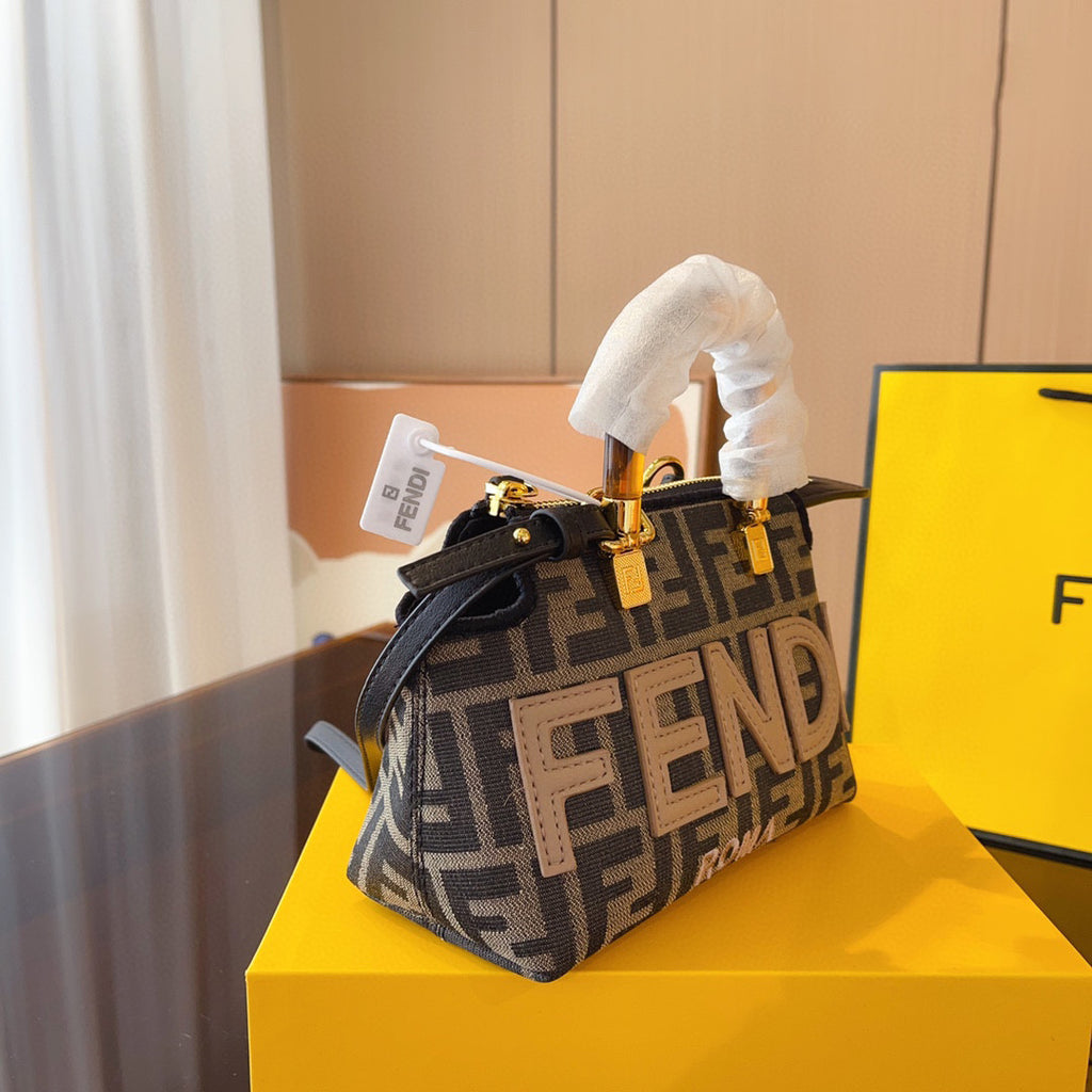 Mini portable zipper Boston bag 1824040207