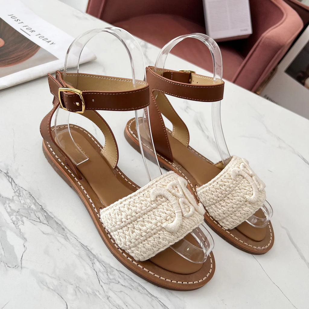 Classic Logo Woven Sandals 1025070208