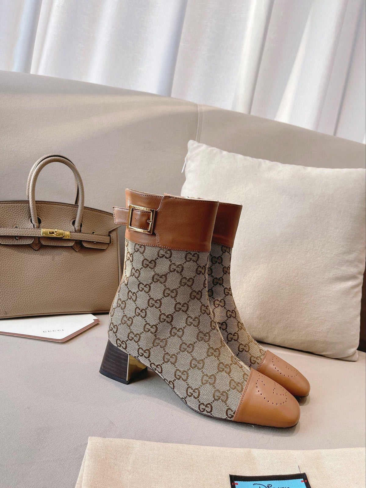 Fashion hollow  hollow carved print high heel boots 0724102314