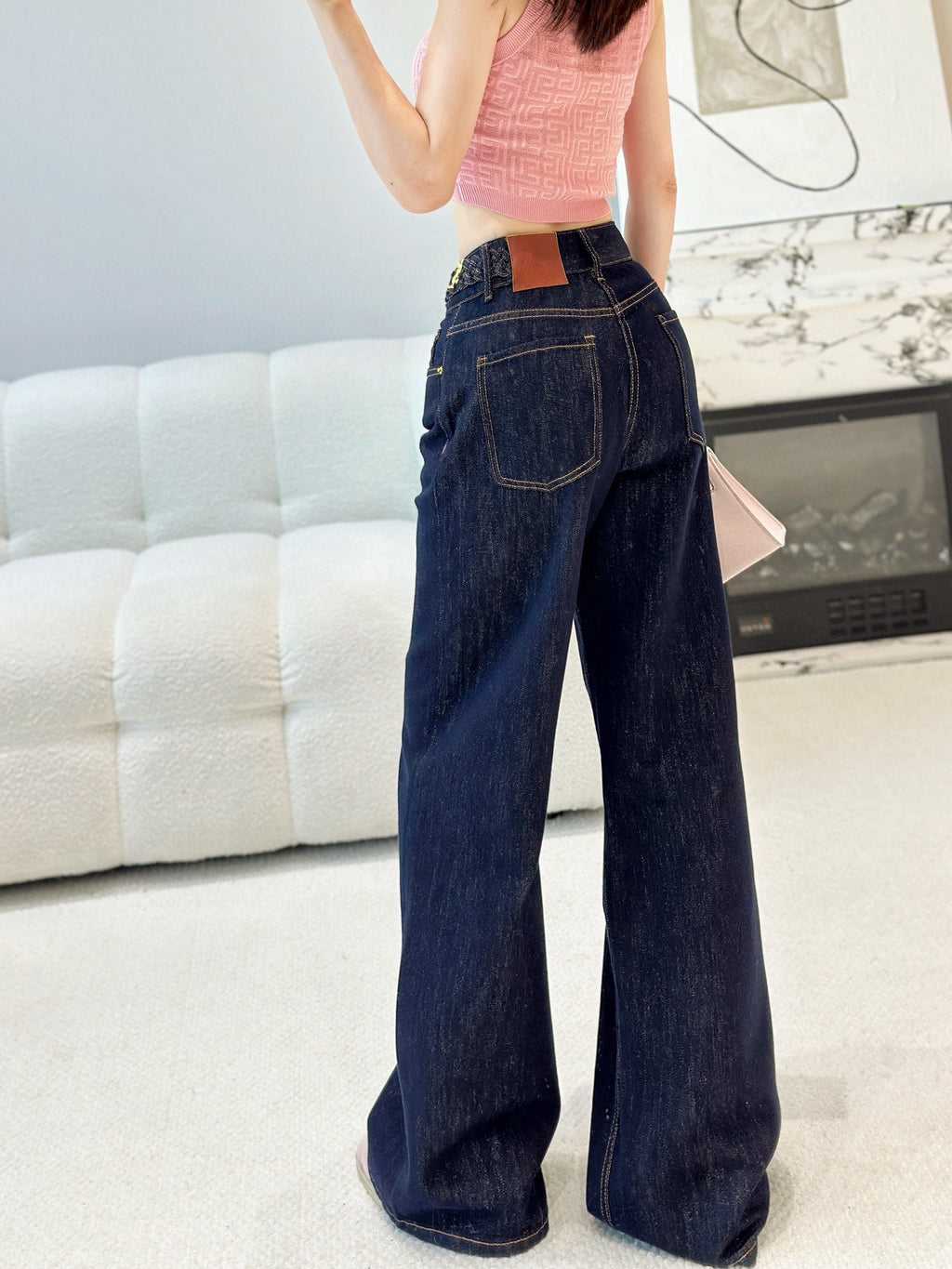 YS Fashion Denim Loose Pants0724101107