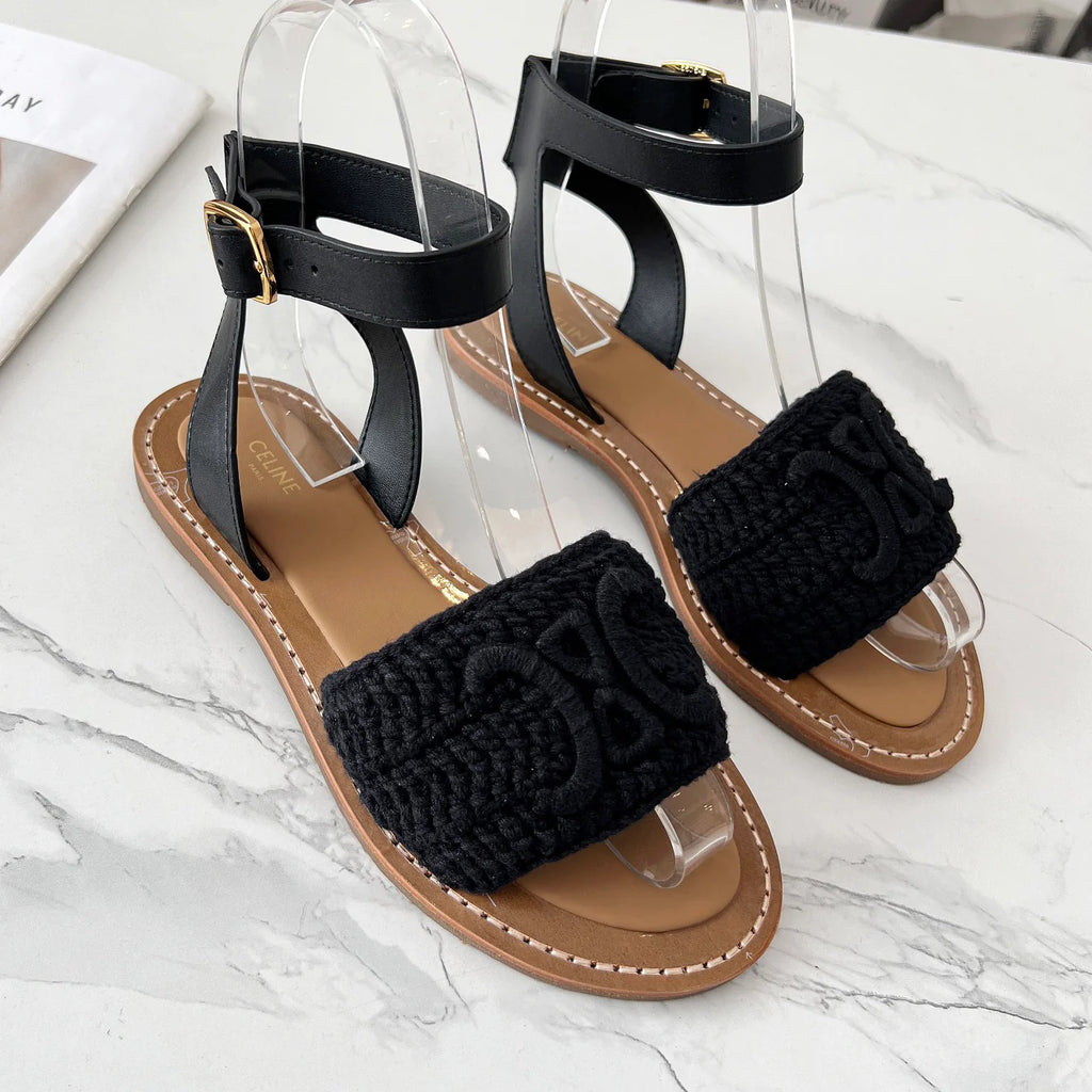 Classic Logo Woven Sandals 1025070208