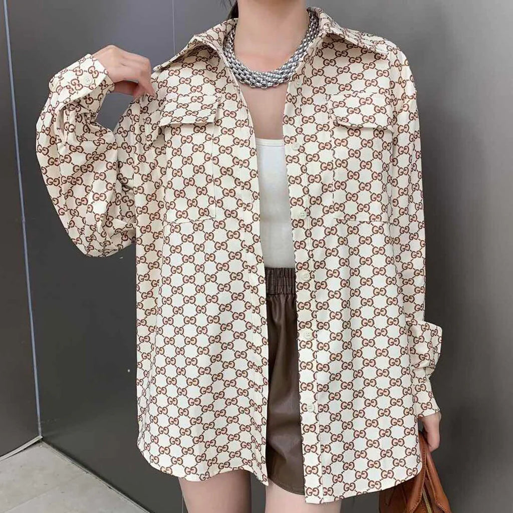 New fashion versatile casual shirt for women 1024010808