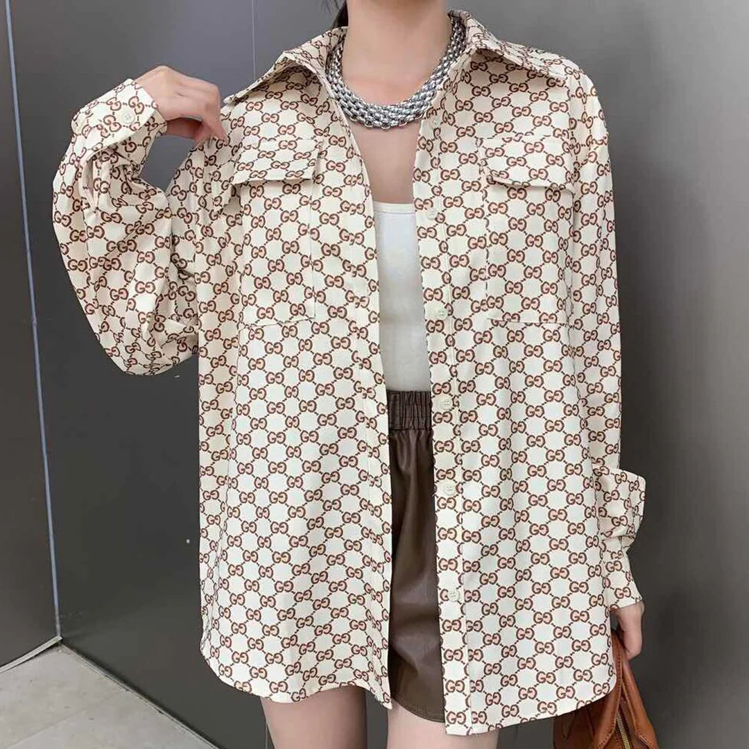 New fashion versatile casual shirt for women 1024010808