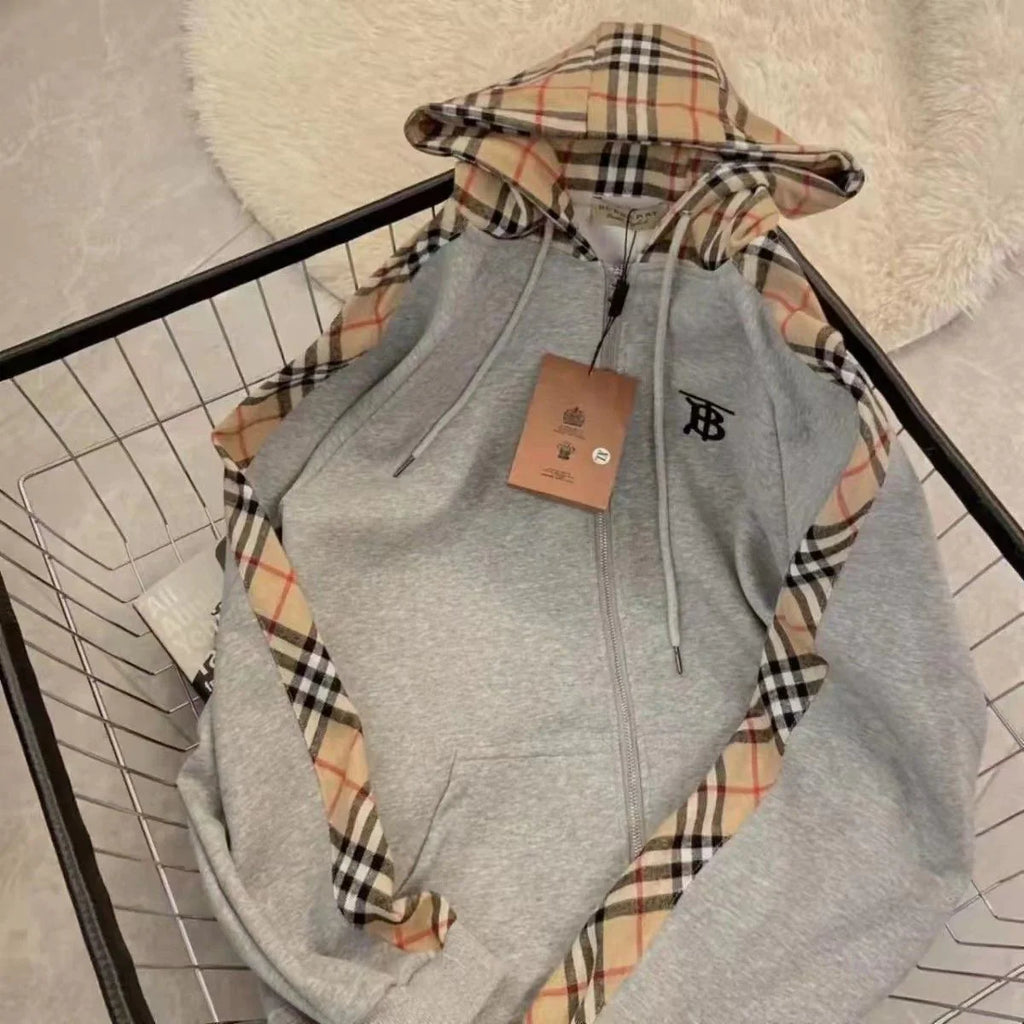 Long Sleeve Hooded Zip Cardigan Jacket 0823122601