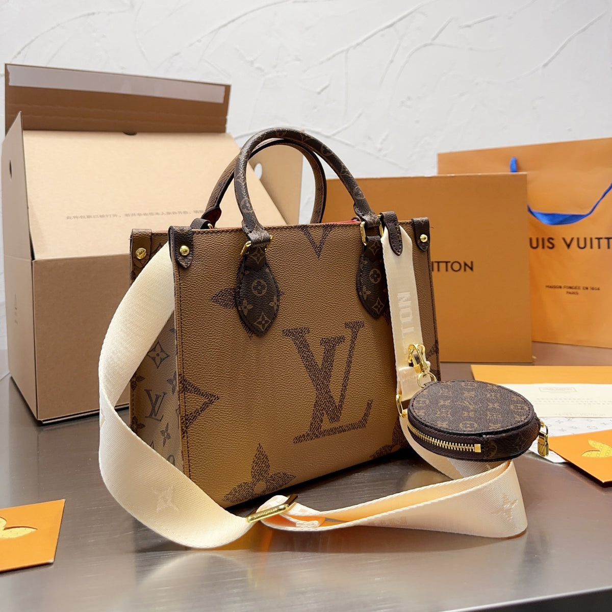 New Double Color Matching Tote Bag Small XC16060304