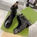 G fashion black leather boots XC0723110310
