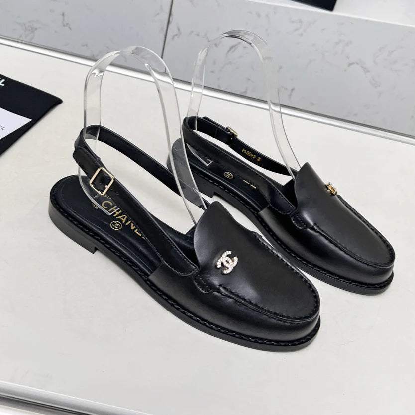 25c new 3cm heel buckle back strap sandals 1025032819