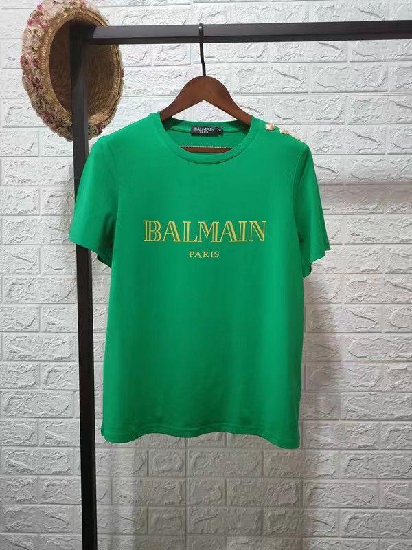 New Short Sleeve Bronzing Letter Cotton Loose T-Shirt 1024071806