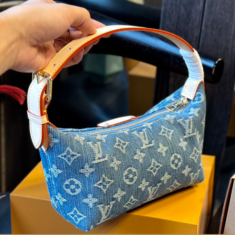 Fashion denim style shoulder bag fb0424090602