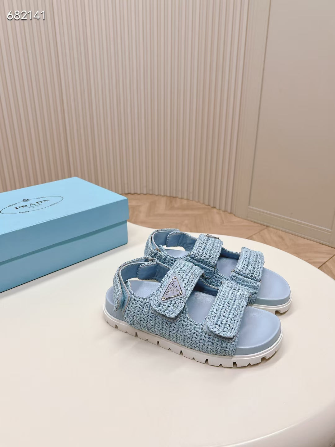P Woven Strap Sandals 0724071819