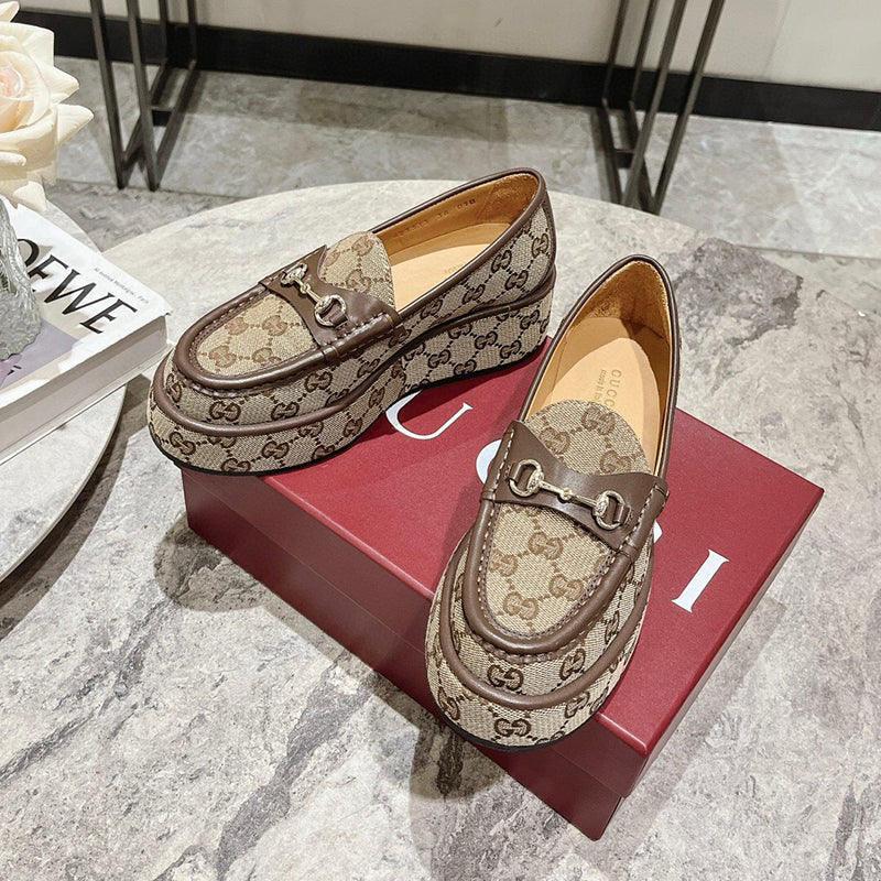 New thick-soled waterproof platform loafers 1024100803
