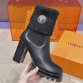 Fashion new autumn and winter woolen high heels boots 1023120116