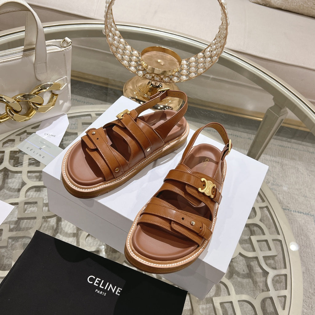 CLN Fashion Leather Roman Sandals 0725041402