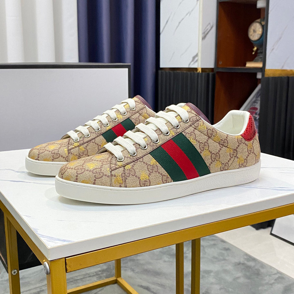 Khaki Classic Print Shoes XC0723050201