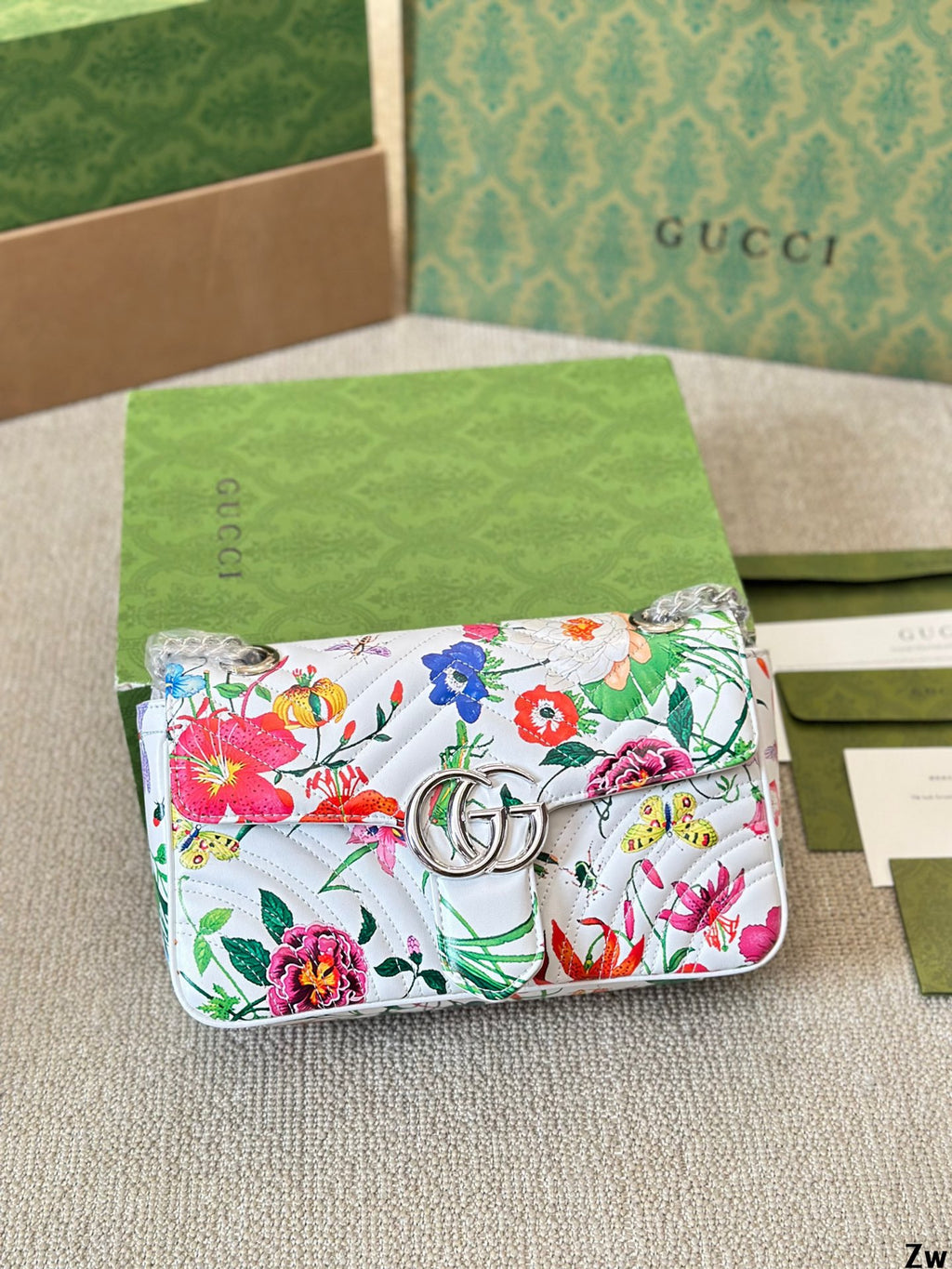 floral print shoulder bag 0724090402