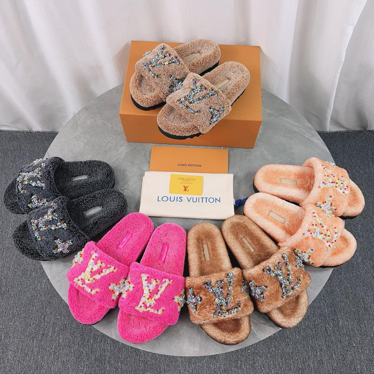Women New Wool Slippers 1025102719