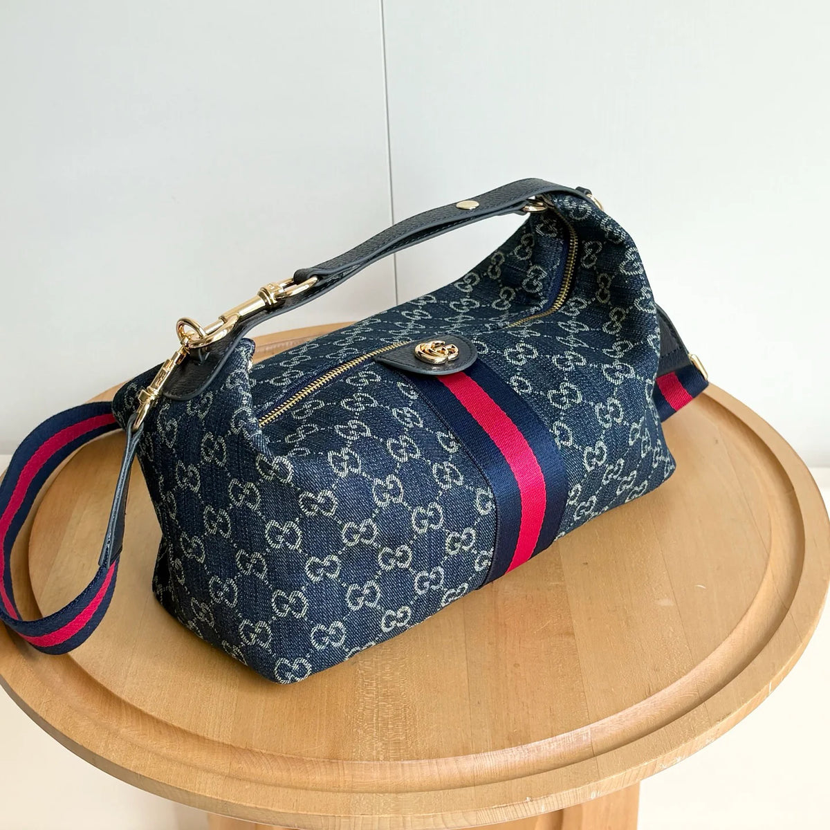 Classic Vintage Floral Denim Bag 1025101506