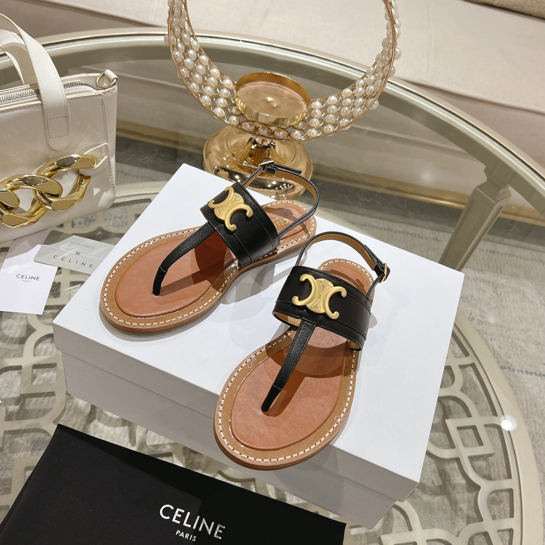 CLE 24ss leather beach sandals 0724082005