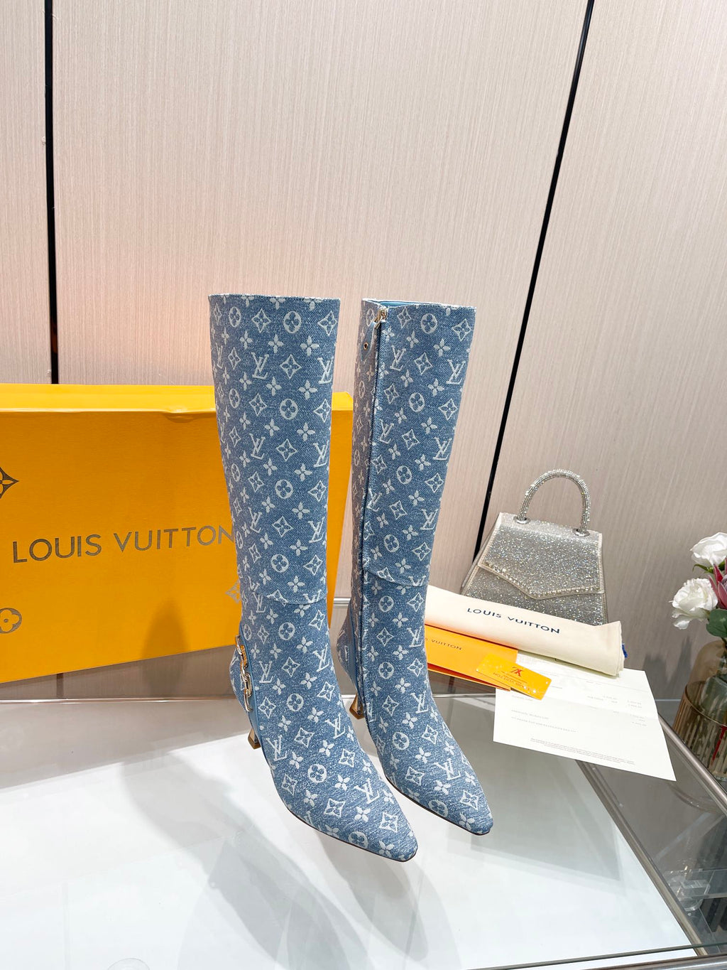L new fashion printed leather boots 0724102308