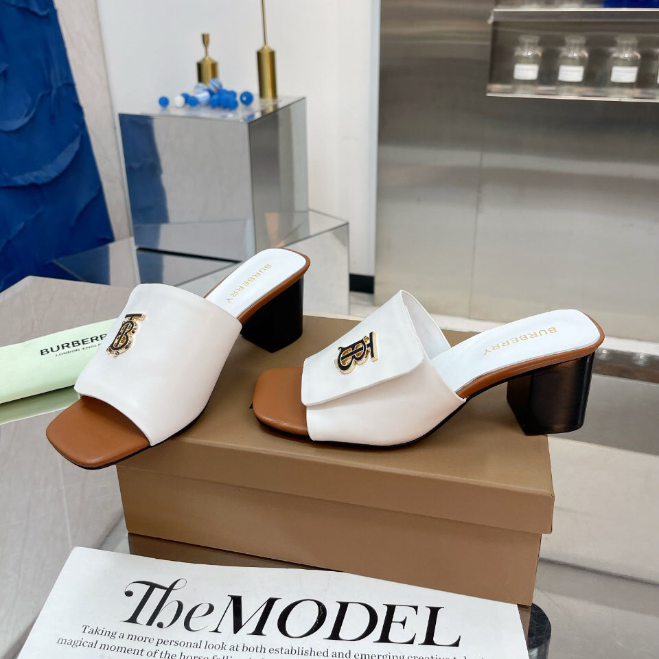 Thick heel sandals slippers 1824041117