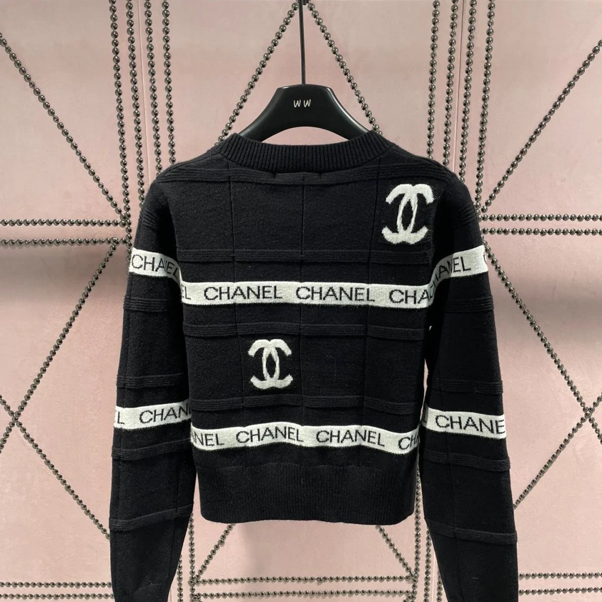 New Casual Letter Jacquard Long Sleeve Jacket 1024030610