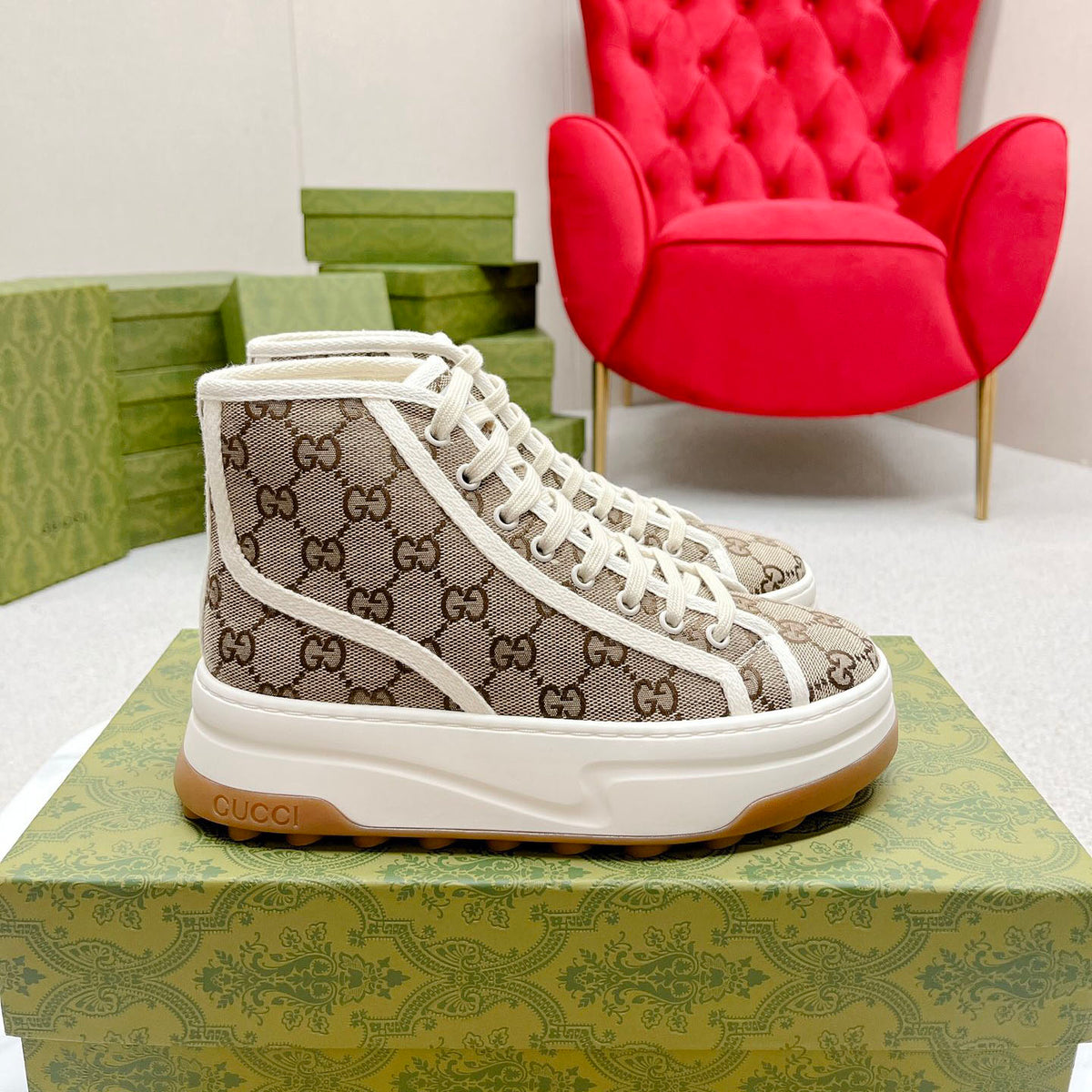 printed platform high tops XC0723041722