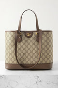 G fashion embellished leather-trimmed printed coated canvas shoulder bag XC0723111701