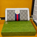 New Wallet Men's New Wallet Men's Leather Long Wallet Zipper Bag High-End Quality Unisex S 01