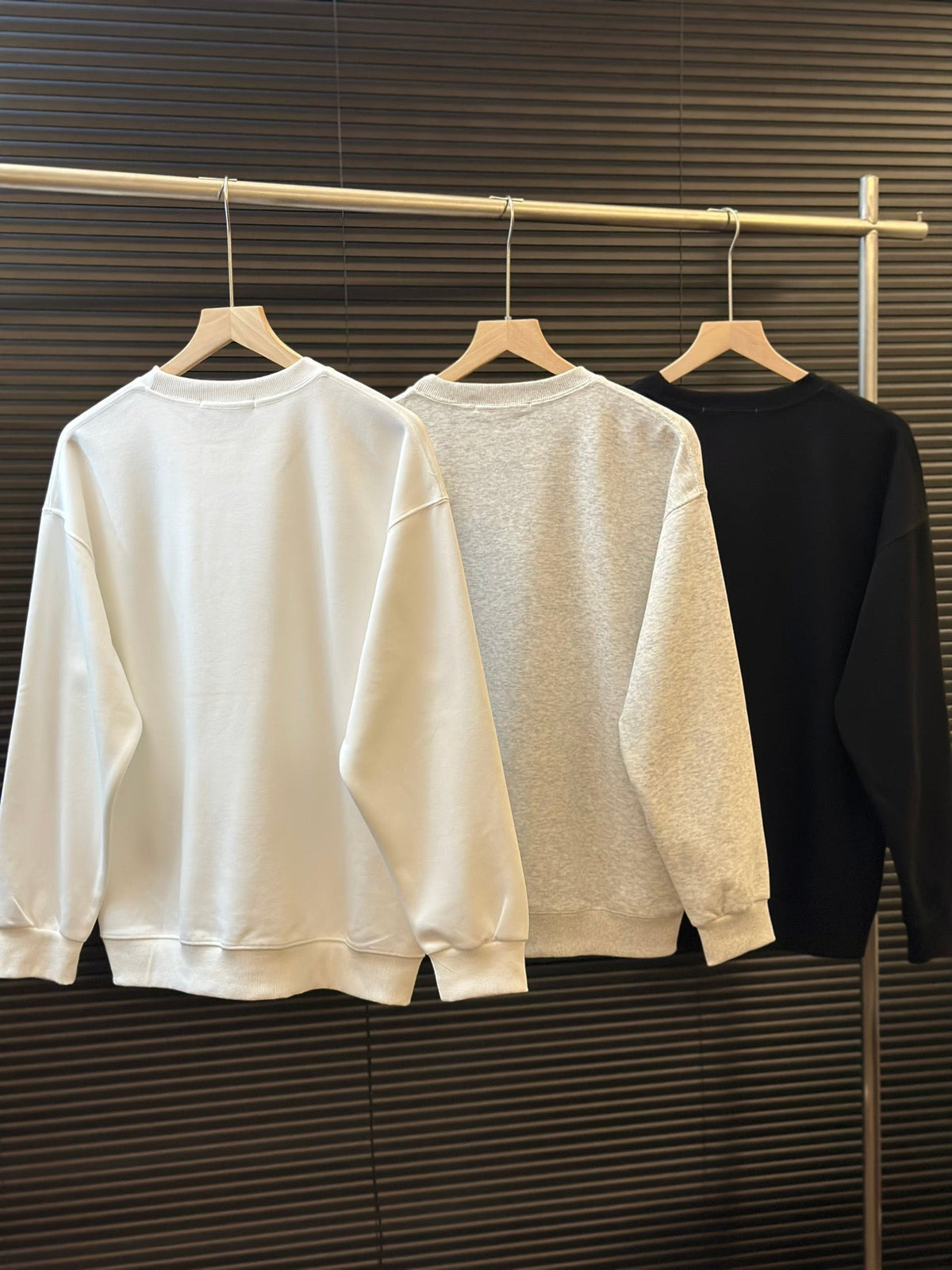 Small airplane print round neck sweatshirt XC0823092804