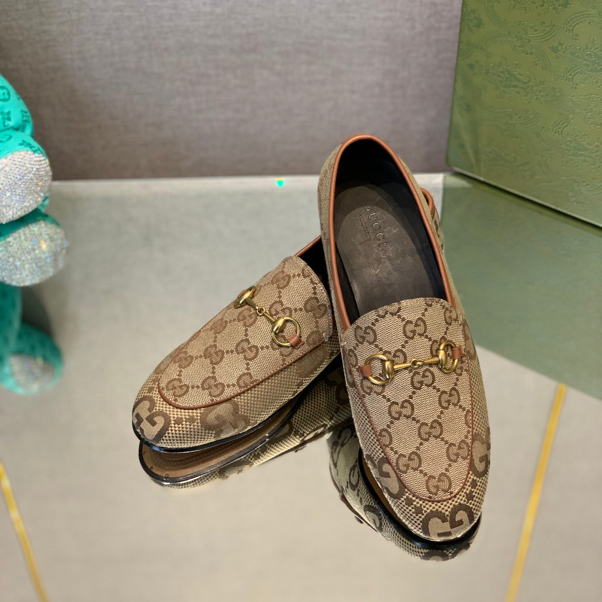 ladies printed loafers 03063