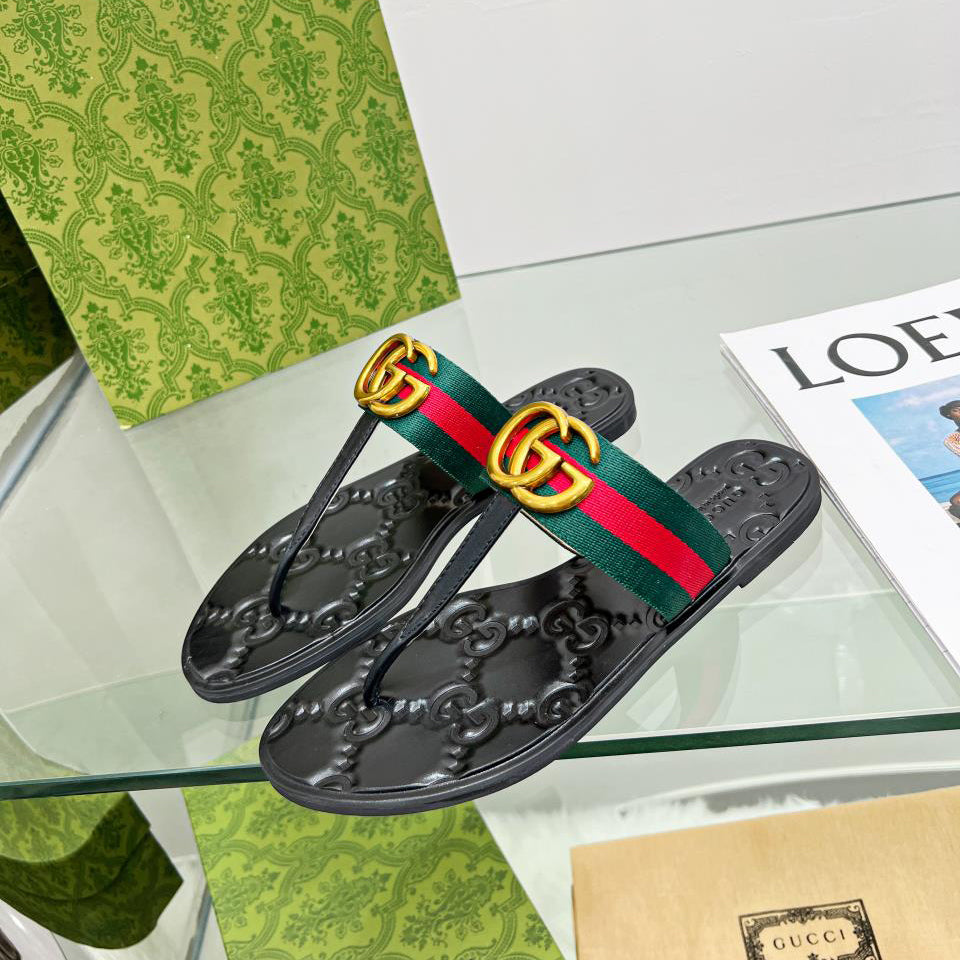 print couple flip flops 03061