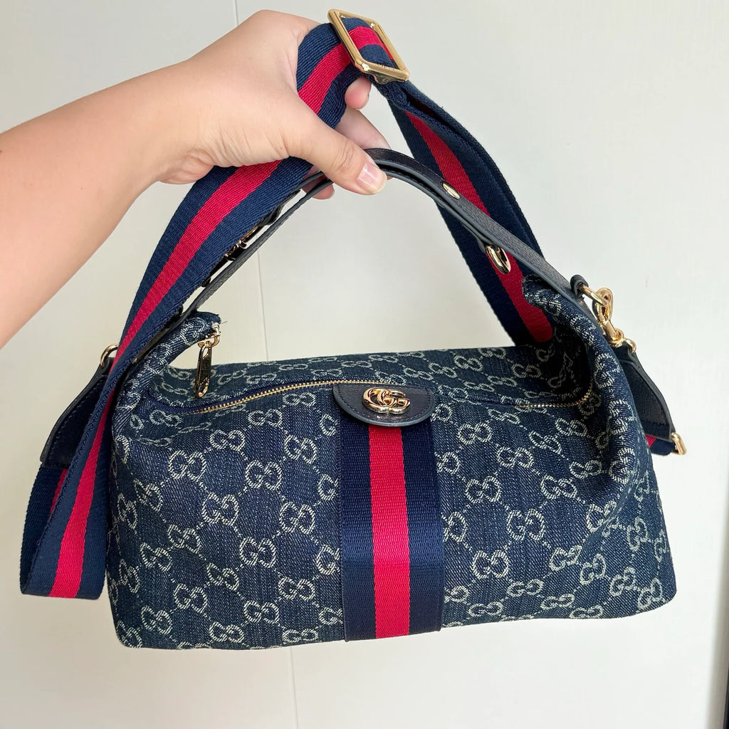 Classic Vintage Floral Denim Bag 1025101506
