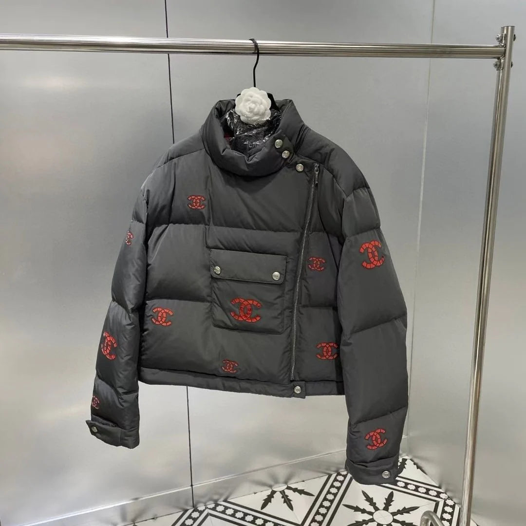 Xiaoxiang Autumn And Winter New Short Down Cotton-padded Jacket Winter Thickened All-match Casual Two