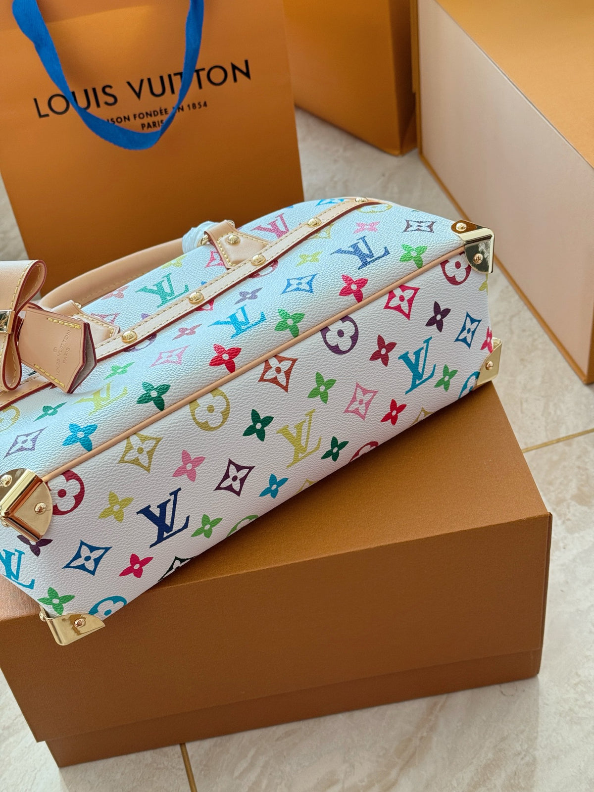 L fashion 3 color bowling handbag 0725031907