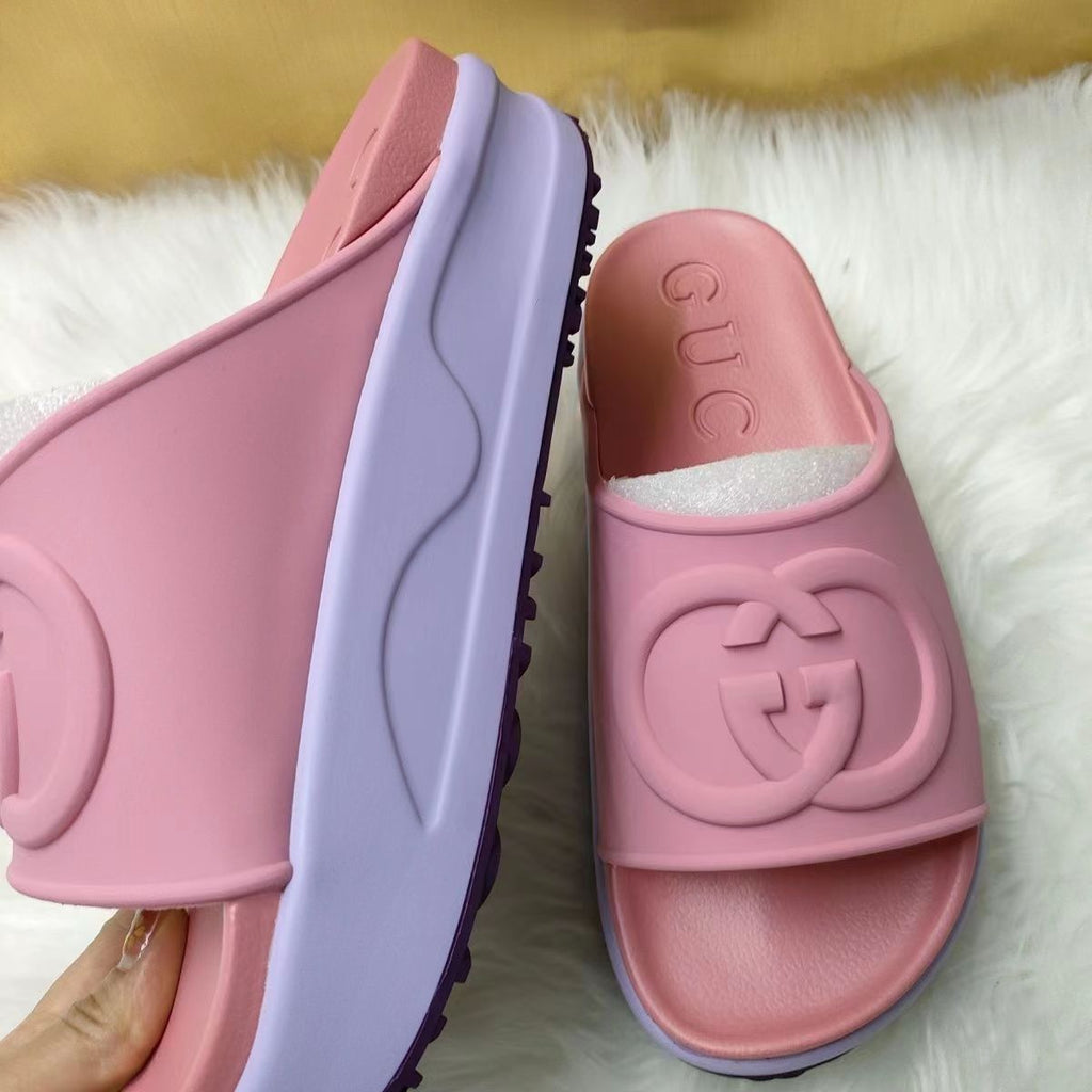 New letter outerwear thick sole sandal PD051903