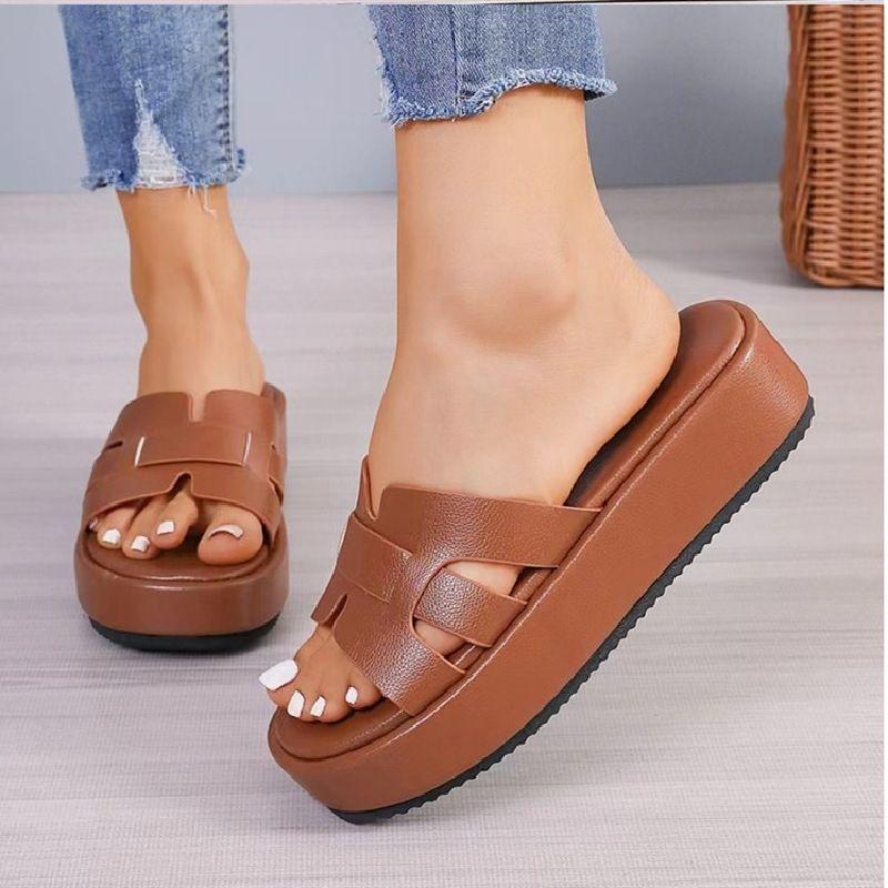 New Large Size Fashionable All-match Fish Mouth Beach Sandals And Slippers 1024041104
