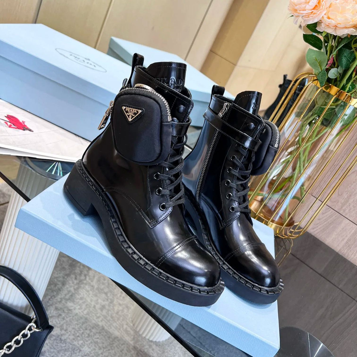 2023SSS launches P brand bag short boots XC0423081004