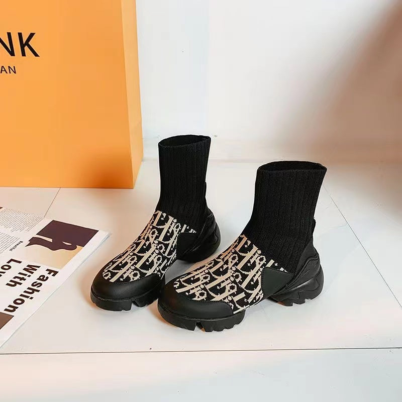 Women's Long Sock Sneaker Boots