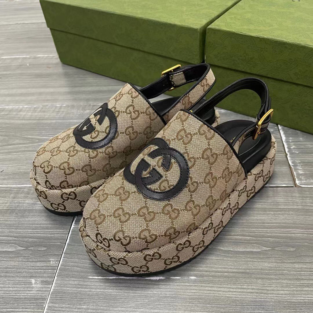 2023 new  women's platform toe sandals