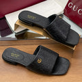 Calfskin Mini Embossed Buckle Sandals Slippers 1025032807