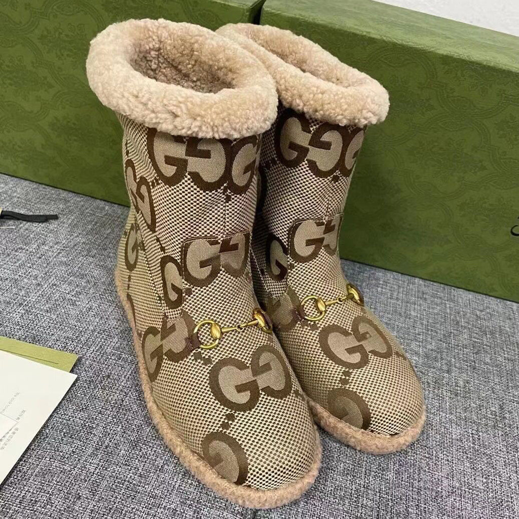 Women's wool boots for autumn and winter 1024103012