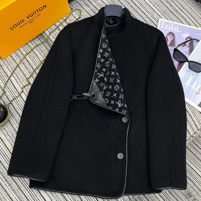 Women Classic Double-Breasted Wool Coat 1025102415