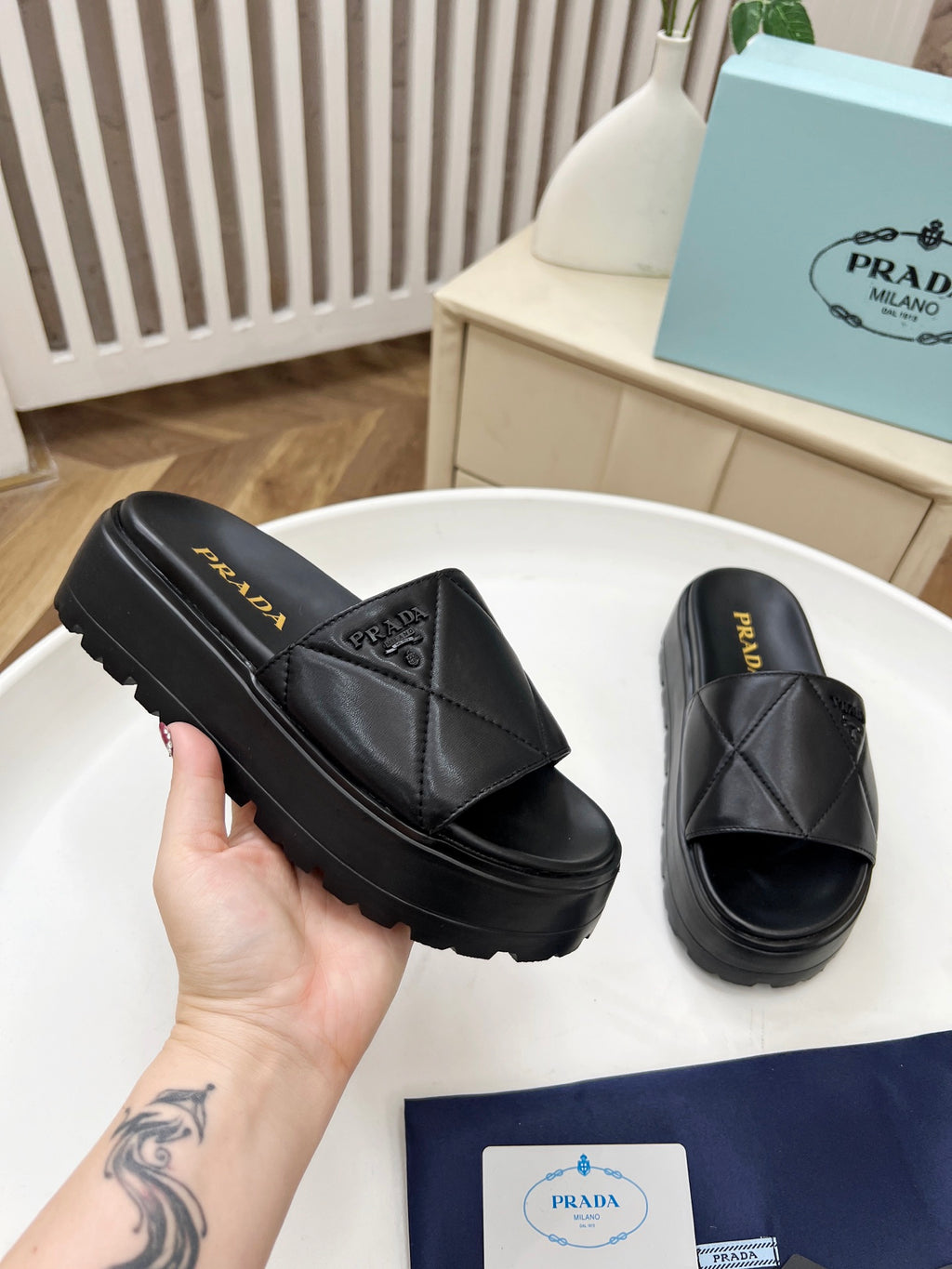P new beach thick-soled slippers 0725061615