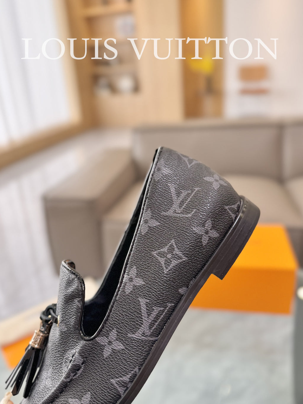 Unisex tassel printed loafers for men and women 0724052101