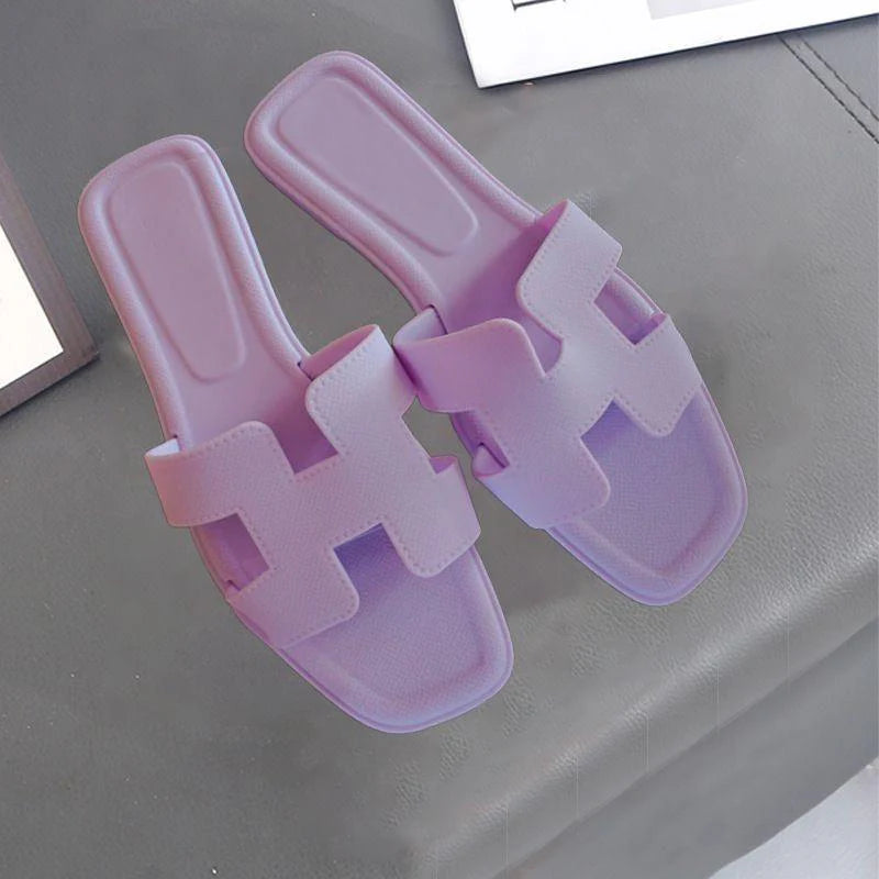 H Family New Flat Slippers 1024062818