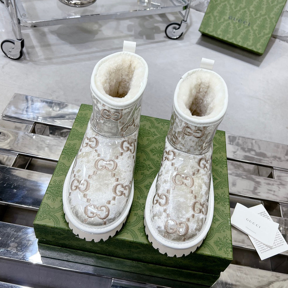 G fashion winter women's PVC electroplated snow boots XC0723110304