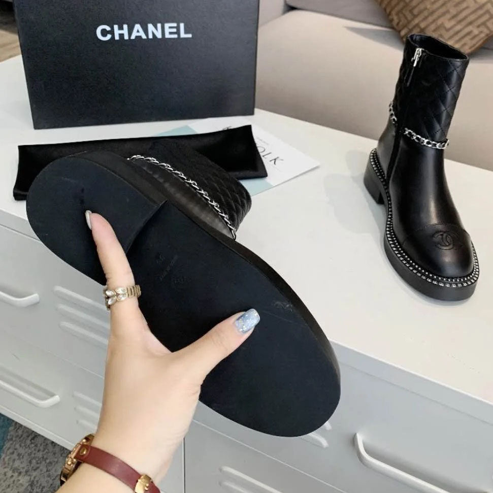 CH New style genuine belt chain boots PD24092320