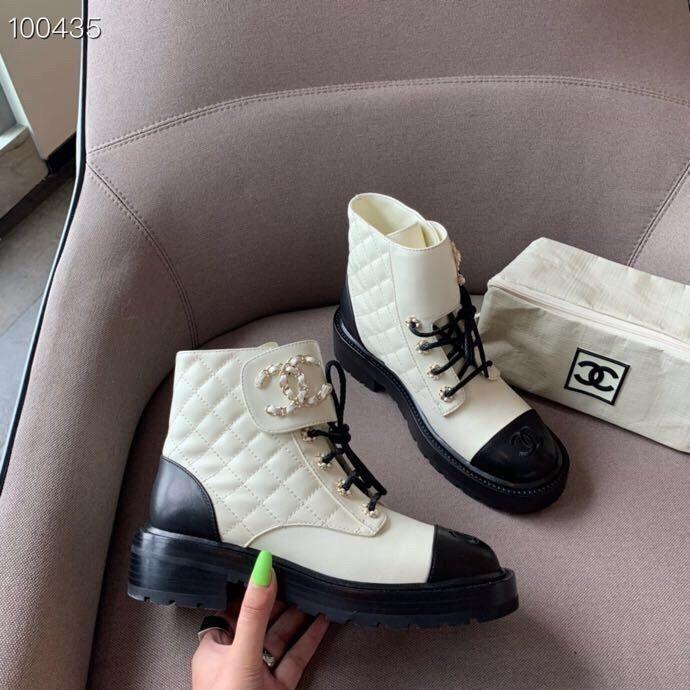 New Versatile Lace Up Small Leather Boots 1023121313