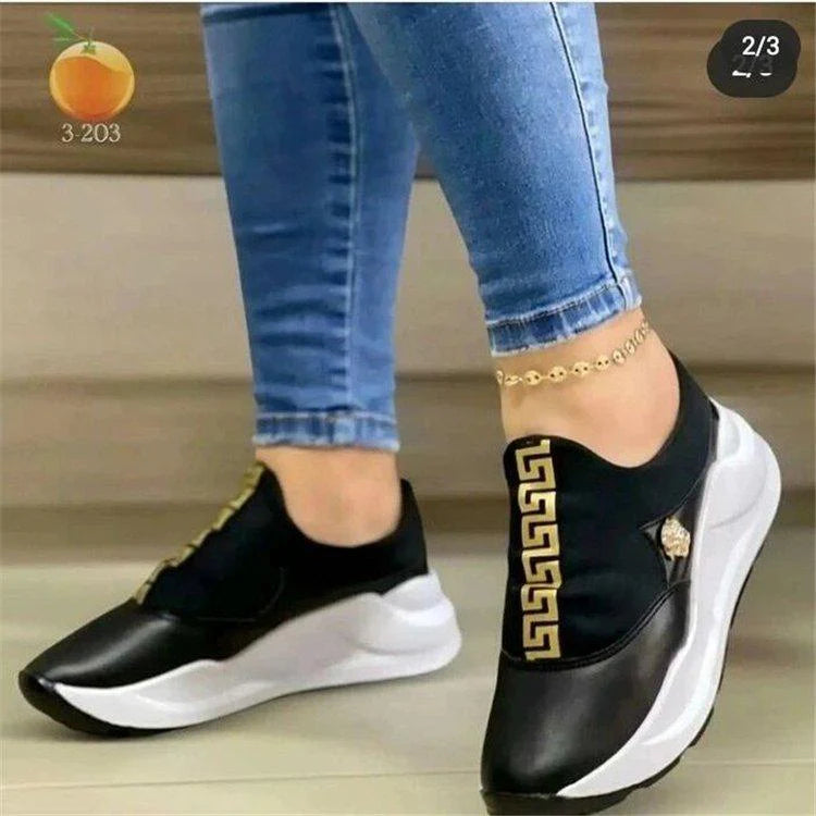 New Round Head Sneaker Women's Casual Shoes 1024061708