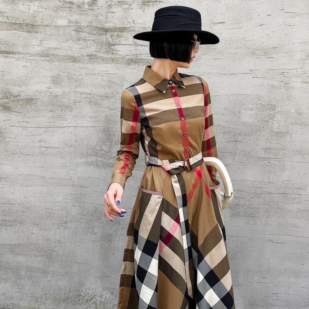New shirt mid length dress 1024022610